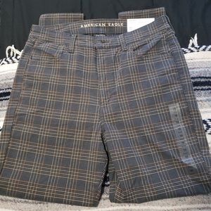 Plaid Super Hi-Rise Jegging